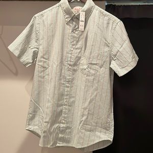 Brand new J Crew Short Sleeve Casual striped shirt